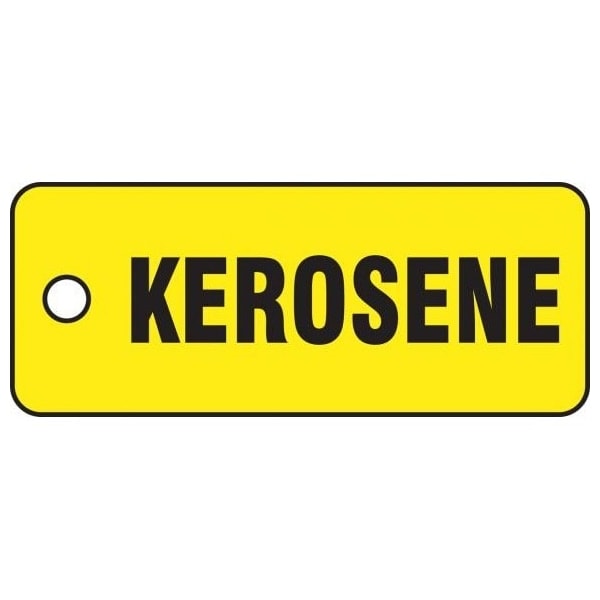 Accuform Container Tag, Kerosene, 2" X 5", Plastic TCH208 - main